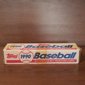 Topps 1990 Baseball card complete set